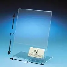 Single sided Acrylic Menu Holder/stand/display