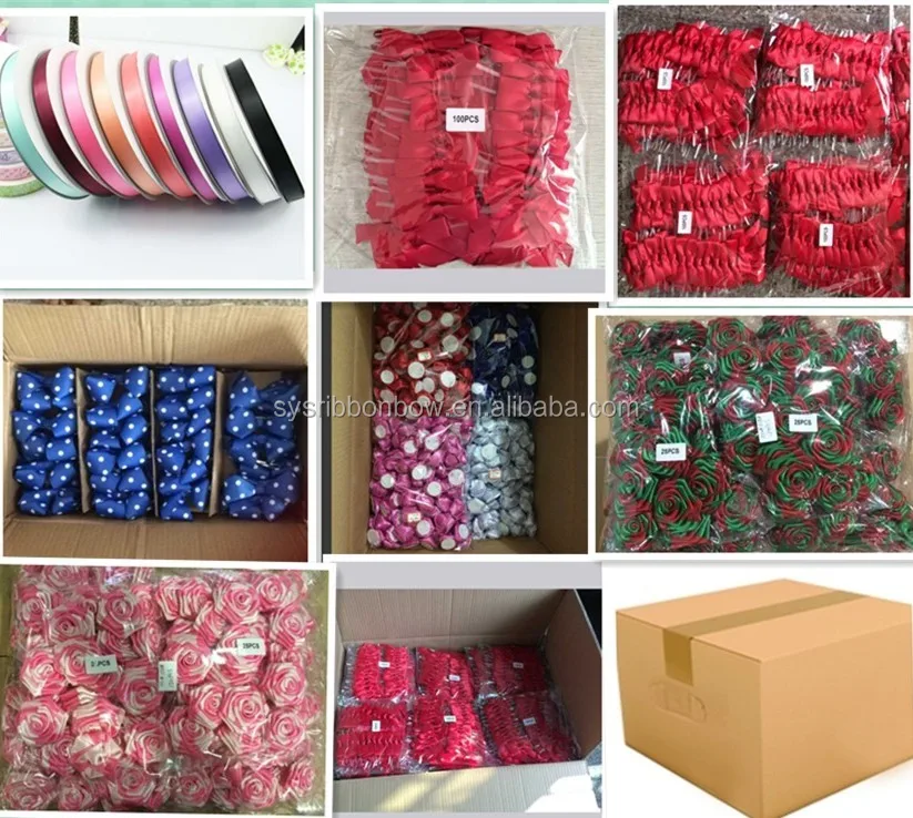 Wholesale Custom Satin Ribbon Elastic Ribbon Bow For Gift Box Buy