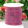 Rhinestone Cup Chain Glass Fancy Stone Close Cup Chain For Fashion Accessories