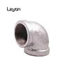 Fast delivery 90 degree elbow galvanized malleable iron pipe fittings 1/2"-6" for water pipe compression fittings