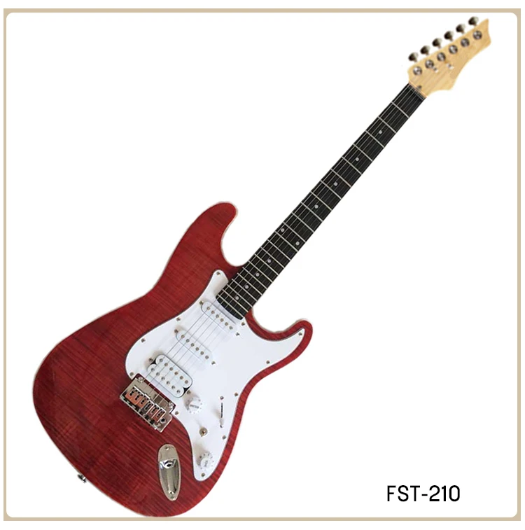 Cheap Red Flamed Electric Guitar 39" Electric Guitar Buy Red Flamed