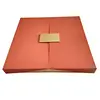 Glamorous golden Luxury Custom Personalized Wedding Invitation Envelopes box with Gold Edge