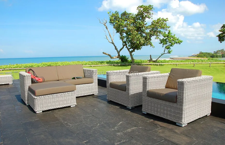 Wicker Lounge Salon - Tuinzetel Madeira - White.jpg