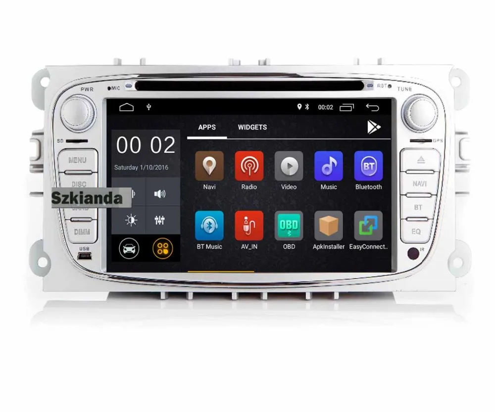 Excellent Car Multimedia Player Android 9.0 GPS 2 Din car dvd player for FORD Focus S-MAX Mondeo C-MAX Galaxy wifi car radio bluetooth DVR 18