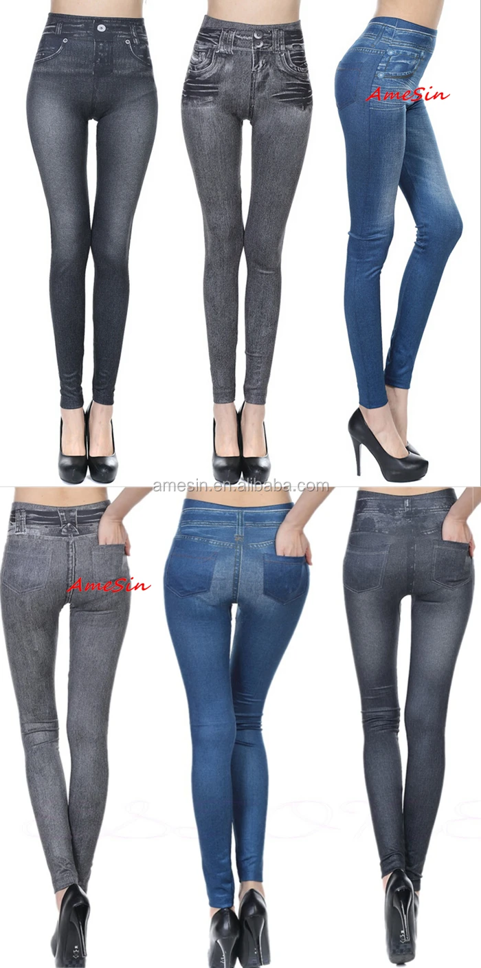 Malaysia Panas Menjual Celana Jeans Wanita Wanita Ketat Jegging