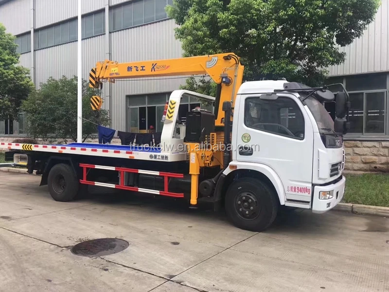 New 5 Ton Wrecker Flatbed Tow Truck Sale In India Manufacturer In China