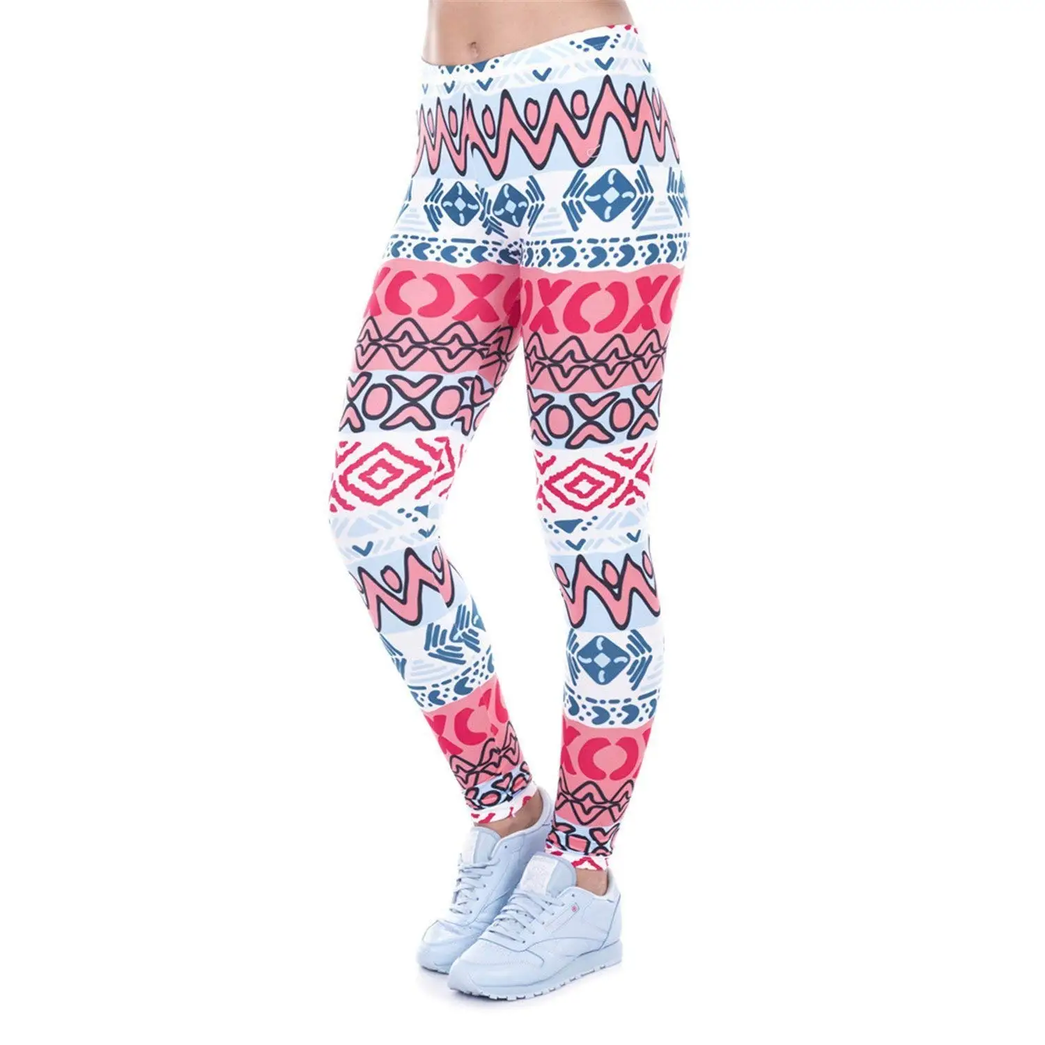 KEBINAI Athletic-leggings Kebinai High Waist Legging Creative Leggins African Legins Printed Women Leggings Women Pants