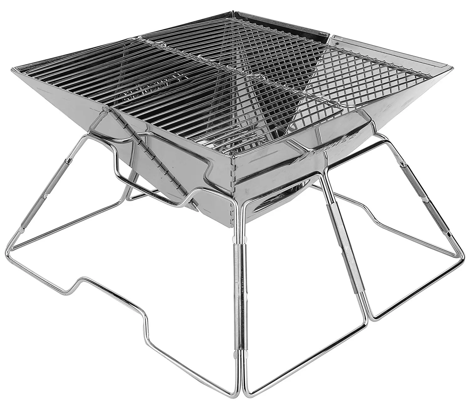 Портативный мангал. Folding Camping BBQ. Collapsible Grill. Collapsible Grill гравировка. Compact Foldable Grill made in USA.