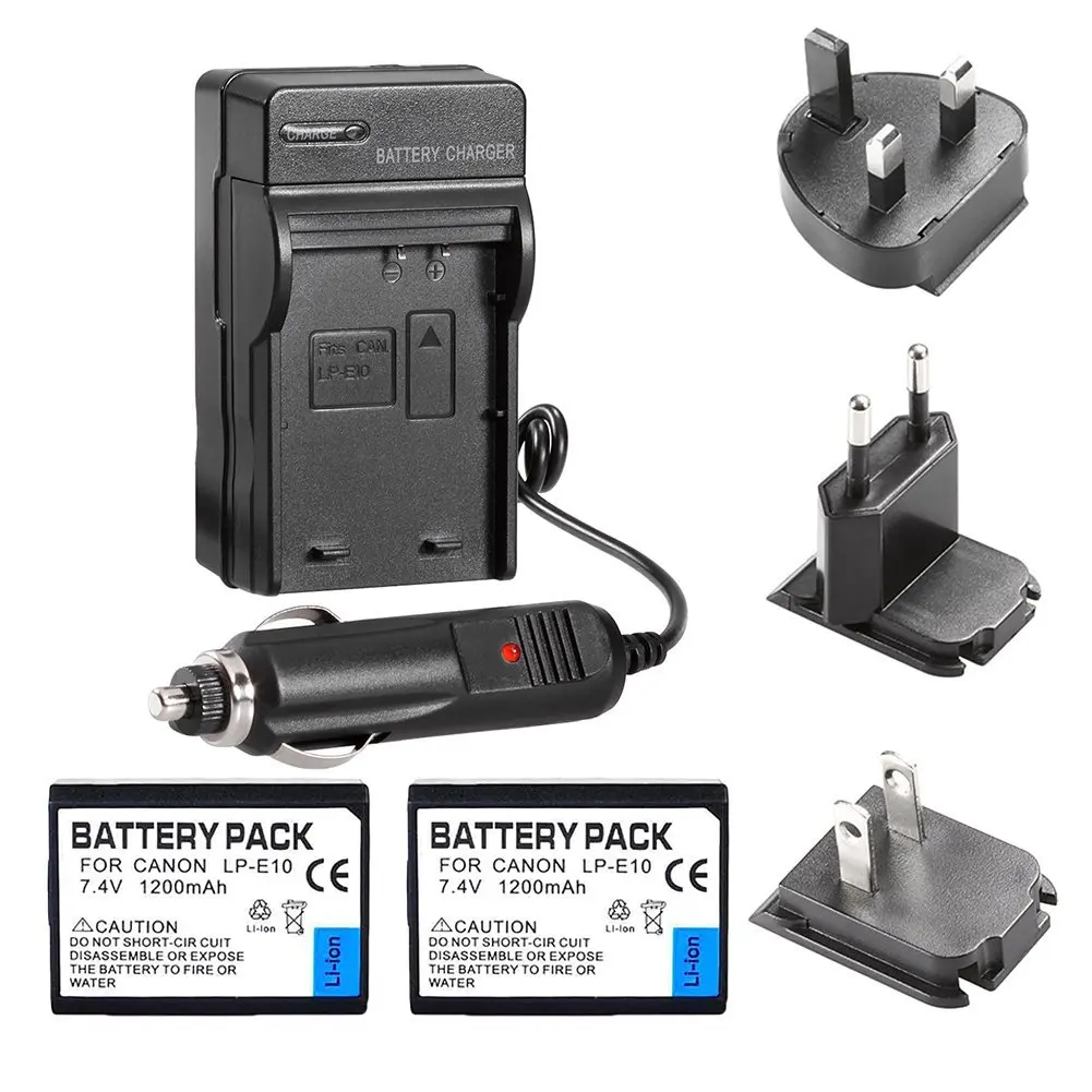 T5 Car Battery Find Deals On Line At Alibaba Neewer 2pcs 7 4v 1200mah Replacement Battery For Lp E10 4 In 1