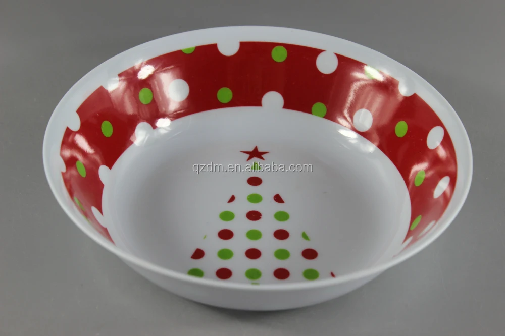 Christmas Melamine Soup Bowl