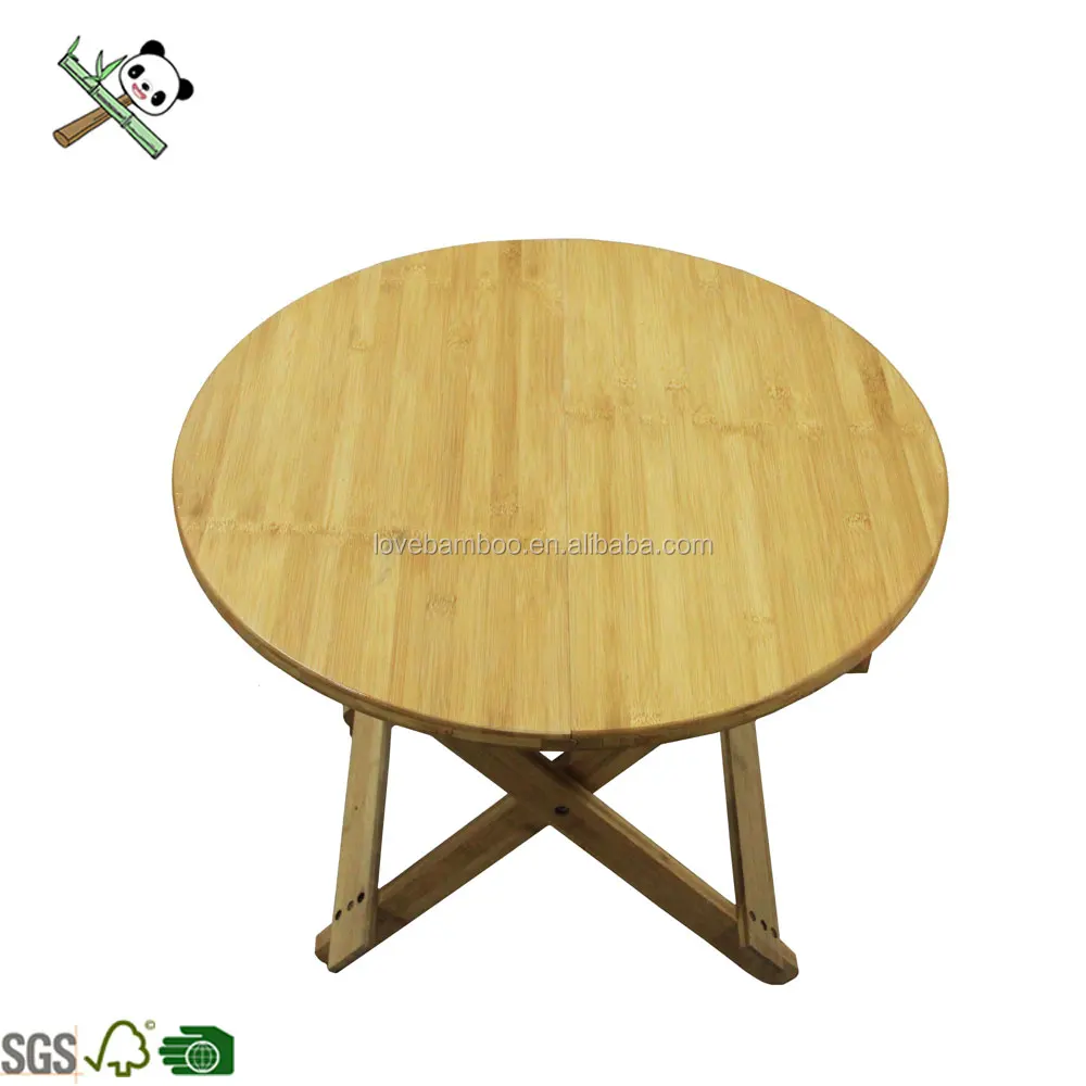 Round dining room tables 100% bamboo coffee tables