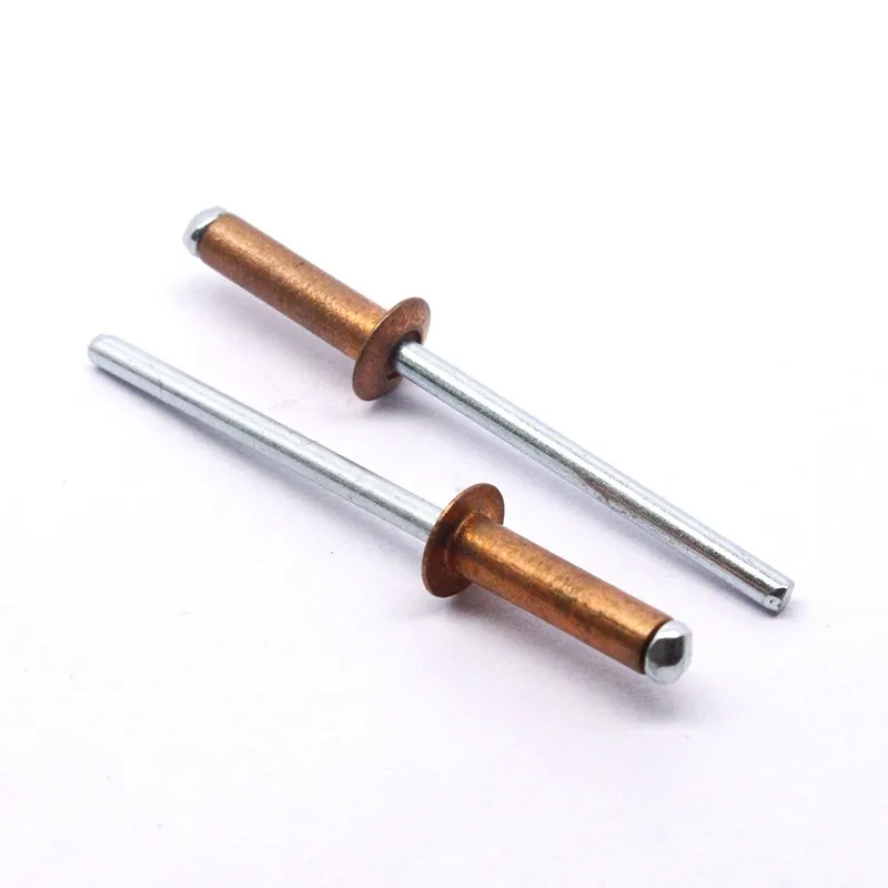 China Supplier Brass Copper Button Head Open End Blind Rivet Buy