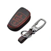 Genuine Leather Car Remote Key Shell Fob Cover Case for Audi Sline A3 A4 A5 A6 Q3 Q5 Q7 C5 C6 B6 B7 B8 R8 TT 80 S6 Folding Keys