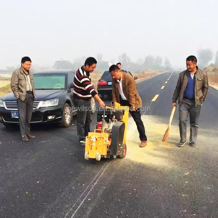 15HP gasoline concrete asphalt milling machine powered HONDA