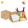 V-TW18 Promotion Gift Foldable Cube Box Sticky Memo Notes Set With Pen Holder