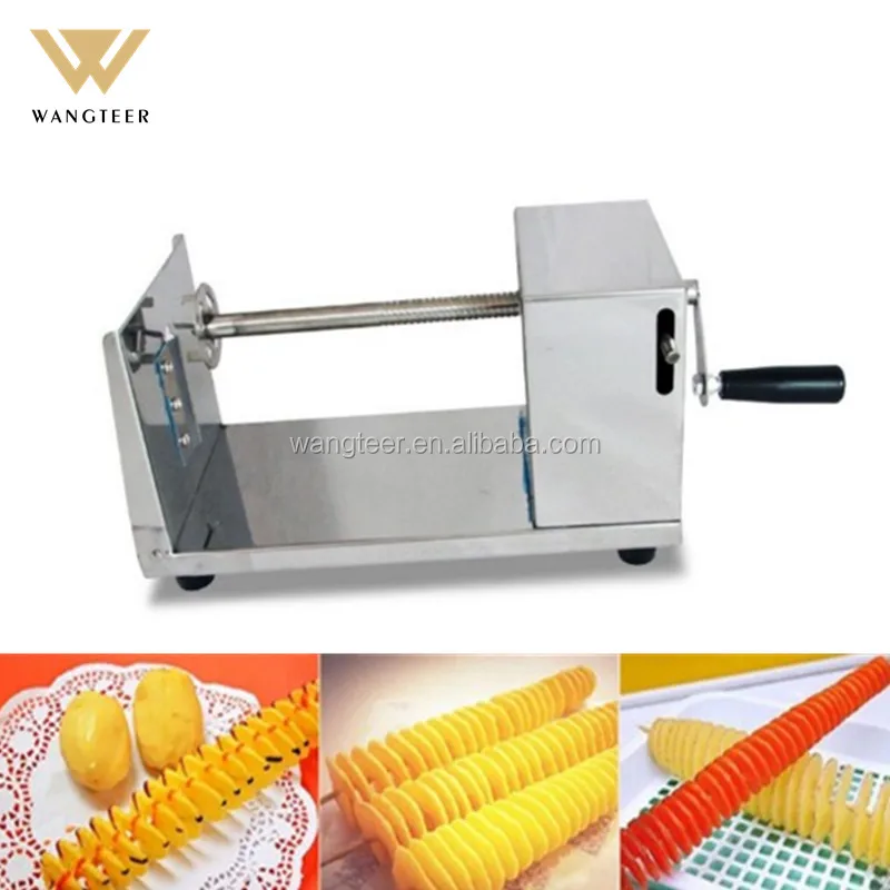 Machines frying potatoes