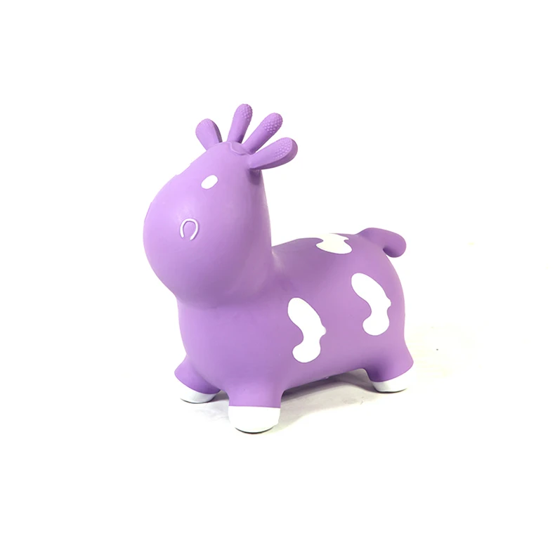 bouncy rubber cow