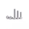 Stainless hex socket drive domed pan head self-tapping threading screw bolts