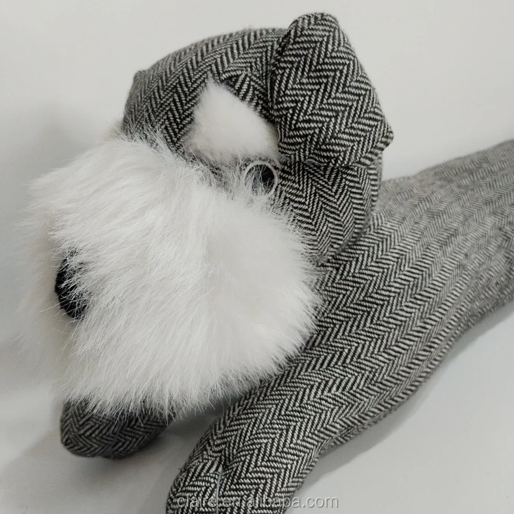 Schnauzer Draft Stopper Buy Stuffed Animal Door Stop,Stuffed Animals