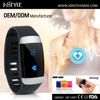 J-Style bluetooth 3D sensor ECG wristband with heart rate monitor sleep monitor step distance Calories counter for IOS & Android