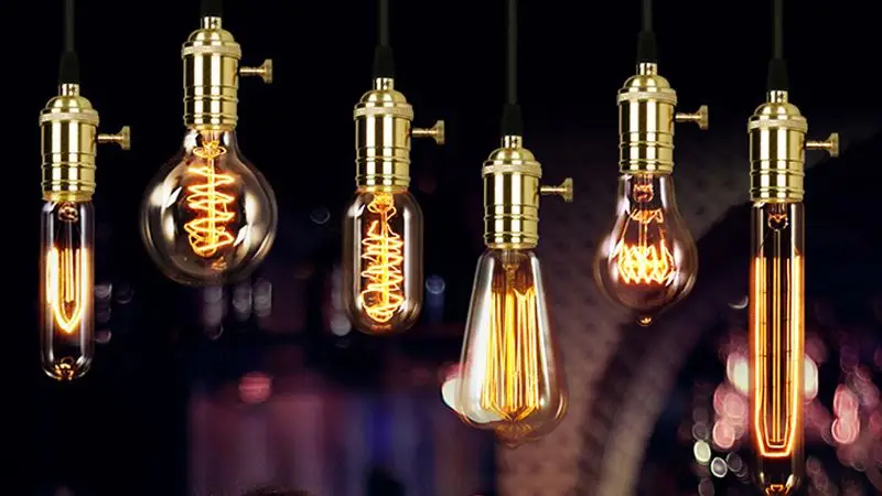 STL Vintage Edison Light Holder E27 Retro Lamp Base Pendant Bulb Light Screw Socket 2 Colors With Switch / No Switch 110V/220V