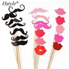 Great Gatsby Photo Booth Party Props Mustache on a Stick Wedding Photo booth Props Birthdays PFB0041