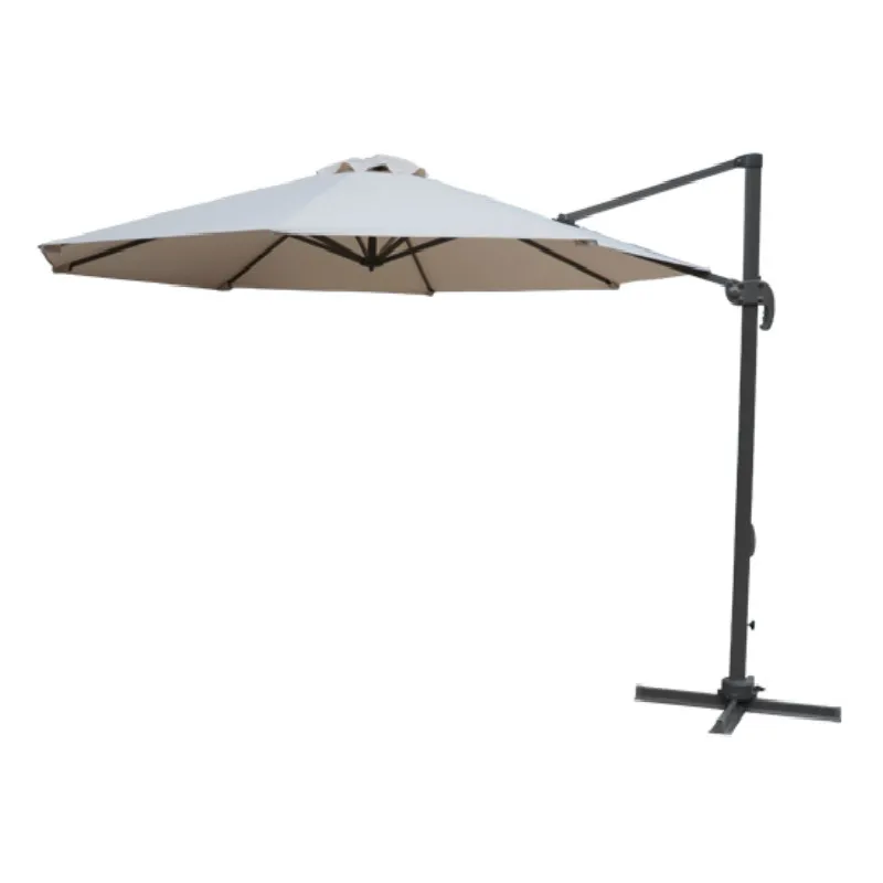 
10FT Cantilever hanging Including 360-Degree Rotate Patio Rome Umbrella 