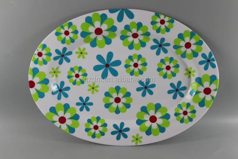 Oval 14"Melamine Dinner Plate