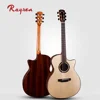Custom GA Cutaway Solid Guitar Spruce and Rosewood body Handmade Guitar