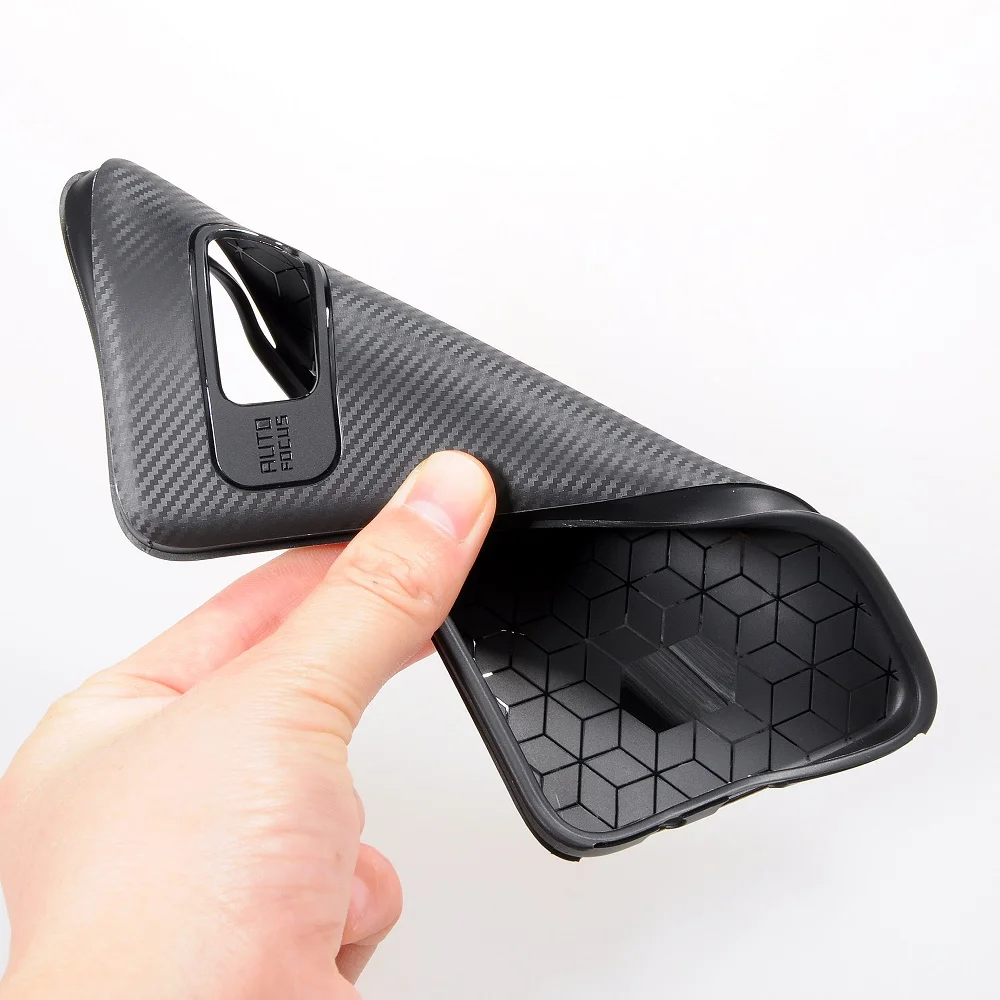 2 IN 1 Carbon Fiber TPU+PC Back Cover Case For Samsung Galaxy S8