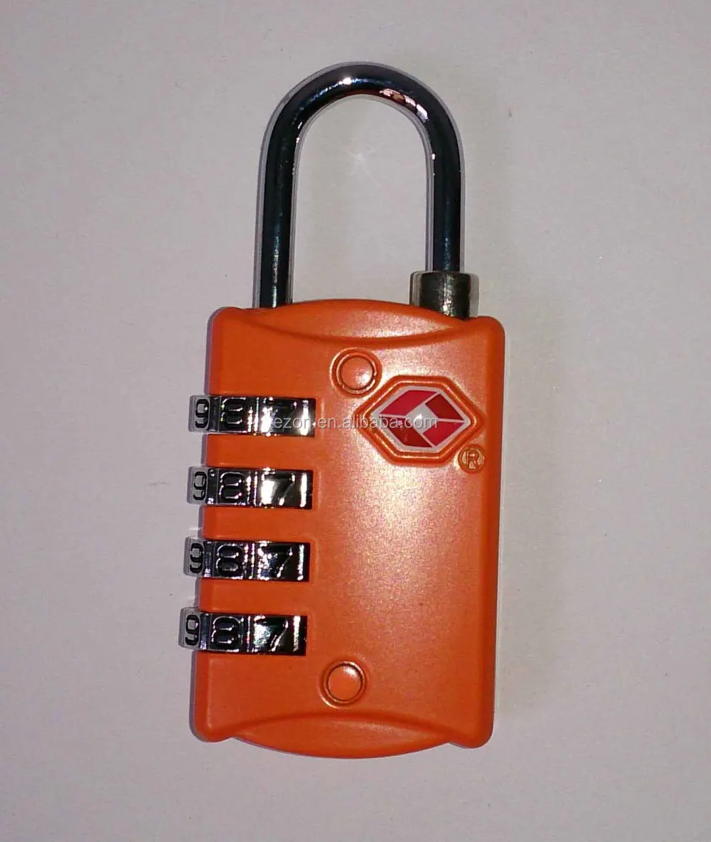 combination travel padlock