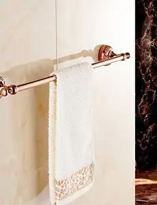 FW Towel Bar Gold Wall Mounted 64cm*7.8cm*6.4cm(25.2*3.1*2.5inch) Brass / Zinc Alloy Neoclassical