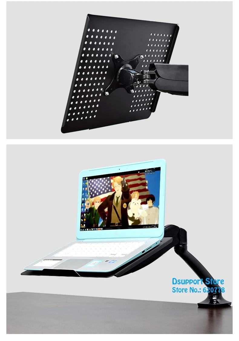 IP27B DRALL INSTRUMENTS Adapter Plate Holder for Laptop Notebook Netbook to Wall Mount Holder Plate VESA 100 Model 