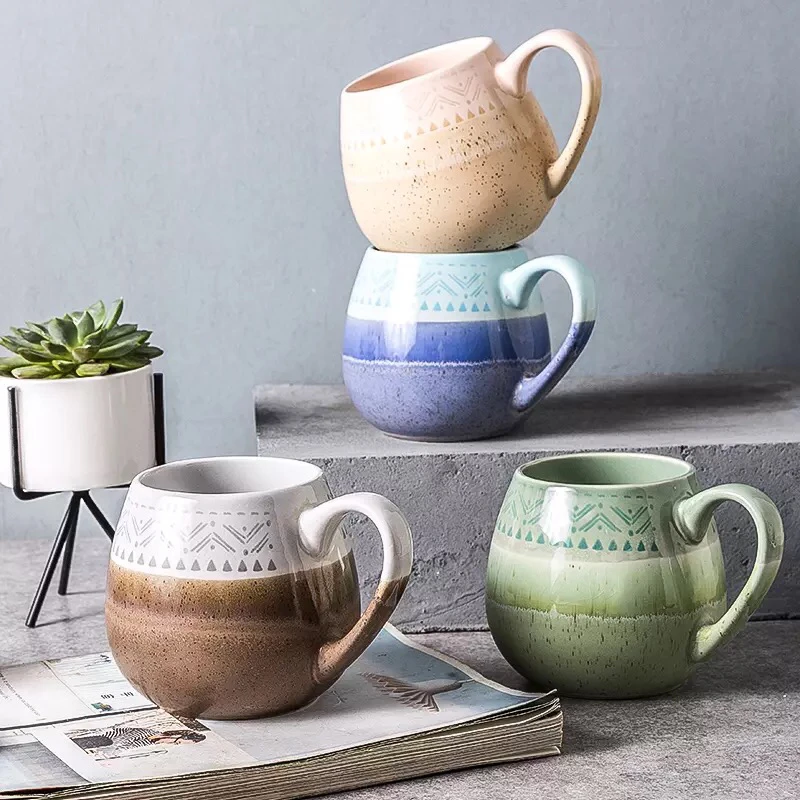 Personalized Ceramic Fambe Printed Bulk Custom Wholesale Stoneware