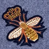Beads Embroidered Patch Iron-on Sequins Embroidery Patches Badges
