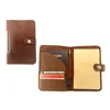 2019 rustic leather journal passport case custom monogram notepad sleeve field notes for journey ODM OEM leather diary Guangzhou