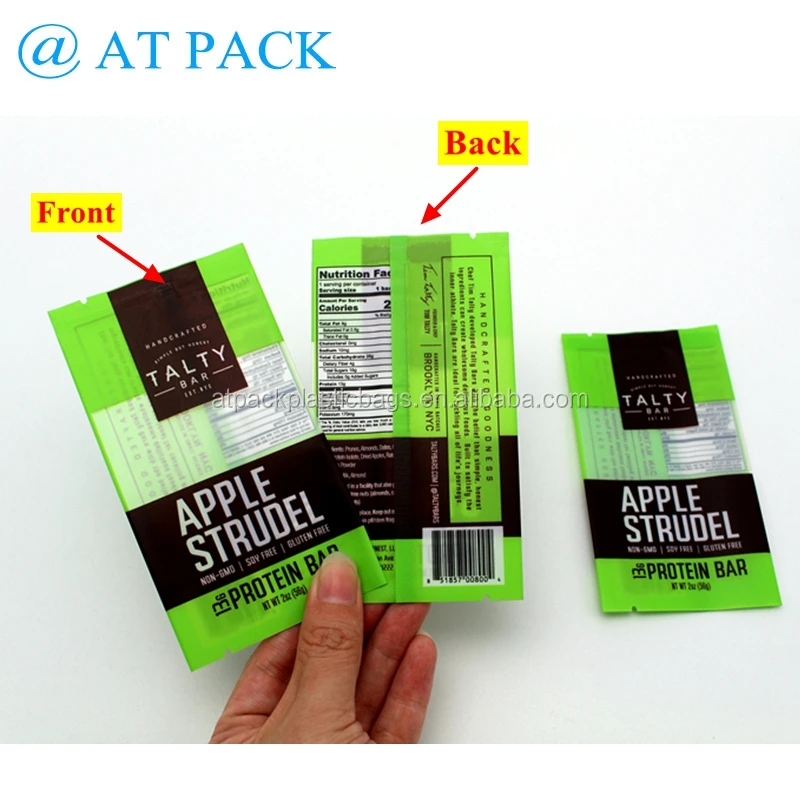 Customized Printed Granola Bar Packaging Bag With Heat Seal Buy