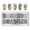 BORN PRETTY Rectangle Nail Stamping Plate Fruit Pattern Nail Stamp Image Plate Tropical Punch-L001