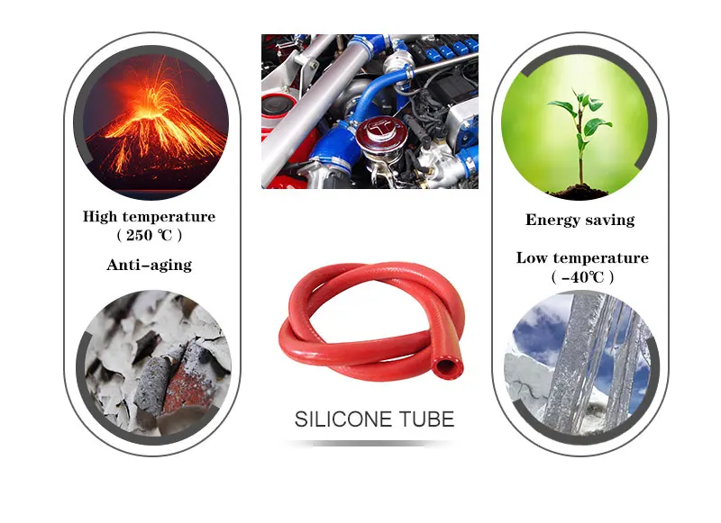 High temperature resistance silicone radiator hose