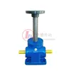 Worm drive screw jacks with trapezoidal screw