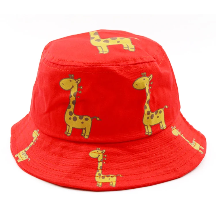 Wholesale Hot Sale Kids Bucket Hats Sun Protection Baby Animal Hat Custom Red Bucket Hats Buy