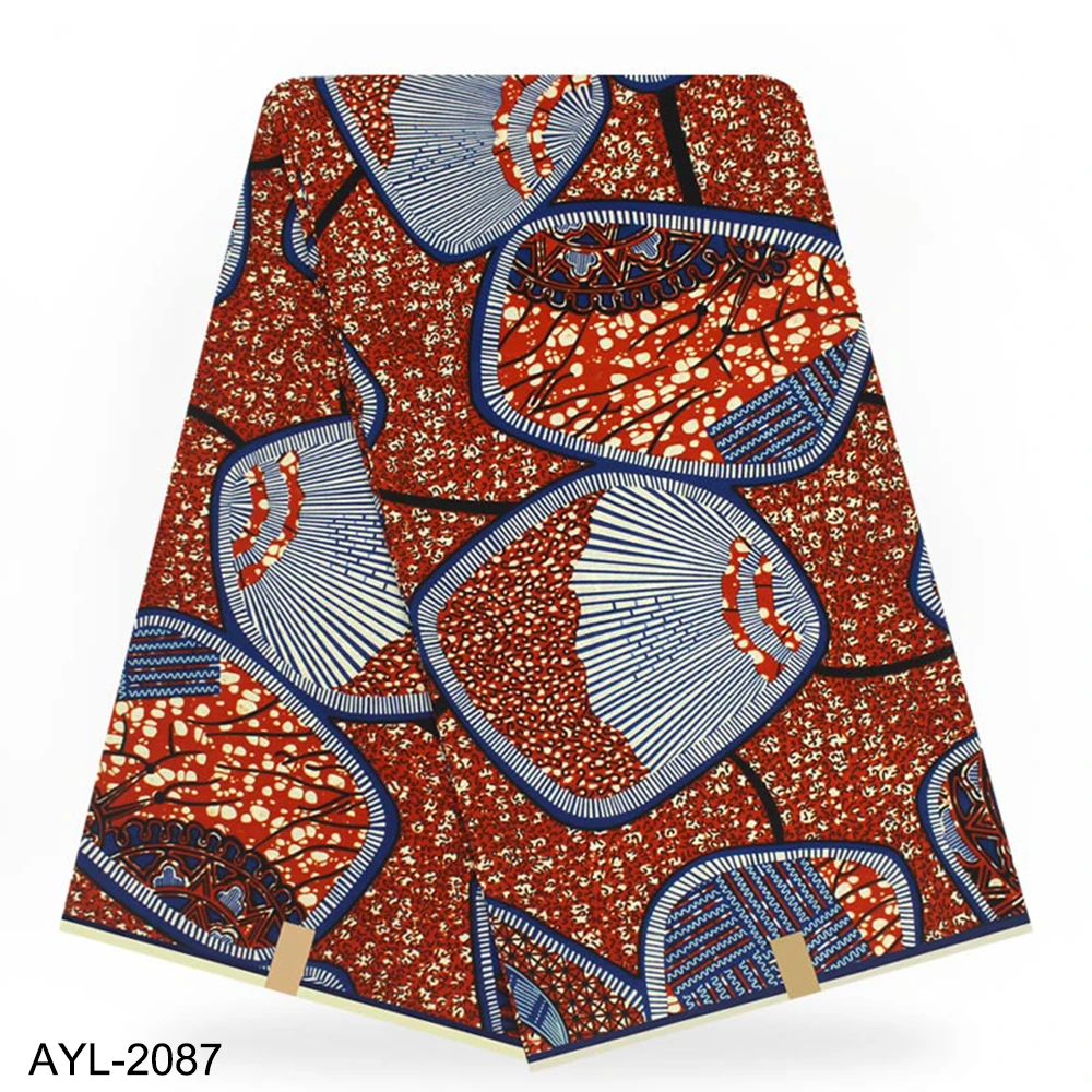 Wholesale 100% Cotton Visco Wax Print Fabric Real Ghana Wax African Wax ...