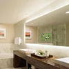 Led bluetooth hotel mirror 36 x 72 led bathroom mirror with bluetooth speaker