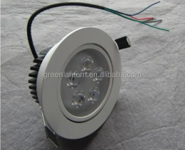 DMX RGB 4-wire 10W LED RGB downlight, low voltage DC24V external control