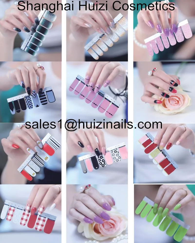 Sticker Nail Polish/zb Series Nail Sticker Wraps Buy Zb Series Nail