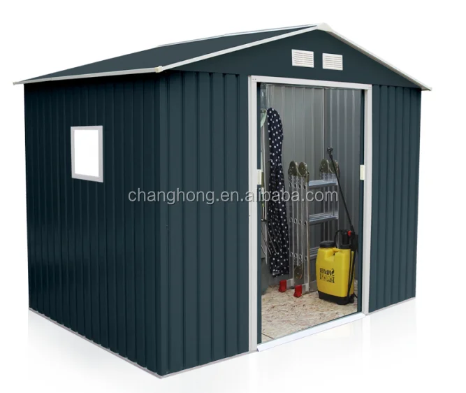 Outdoor Apex Roof Metal Garden Shed for Sale