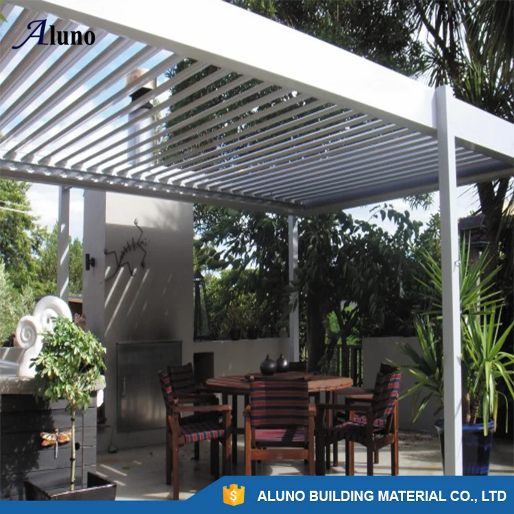 2016 neue design vertikale auÃen motorisierte aluminium pergola ...