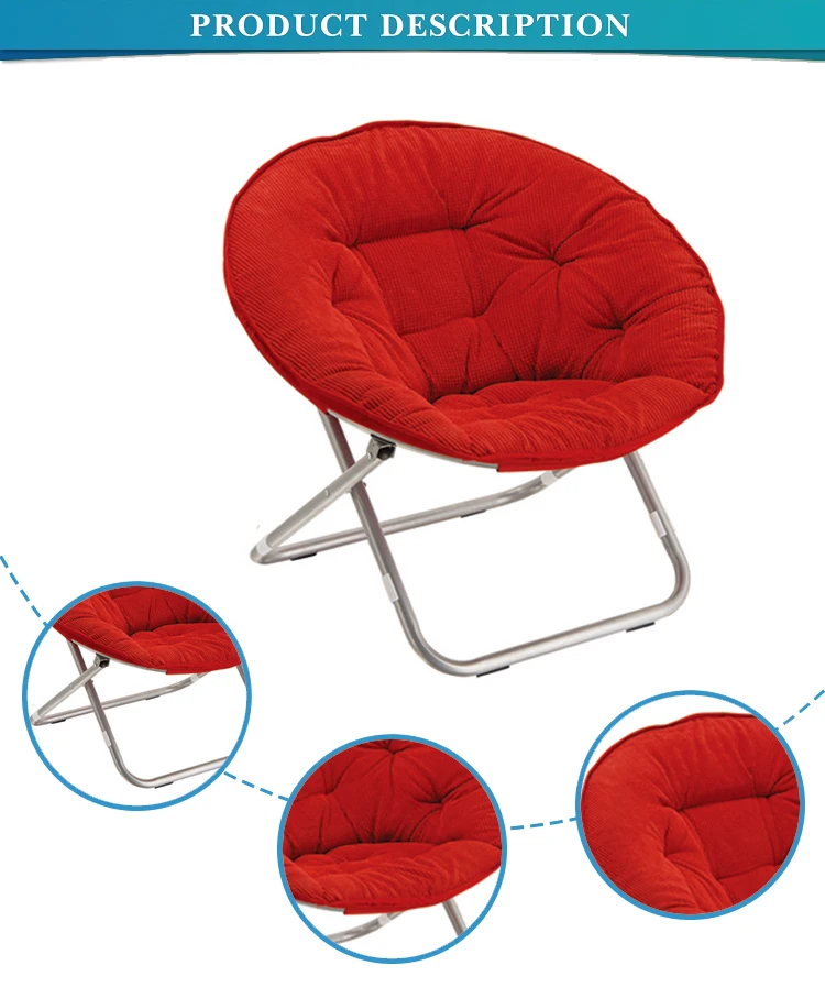 Reliable Modern Style Metal Round Folding Large Moon Chair Buy