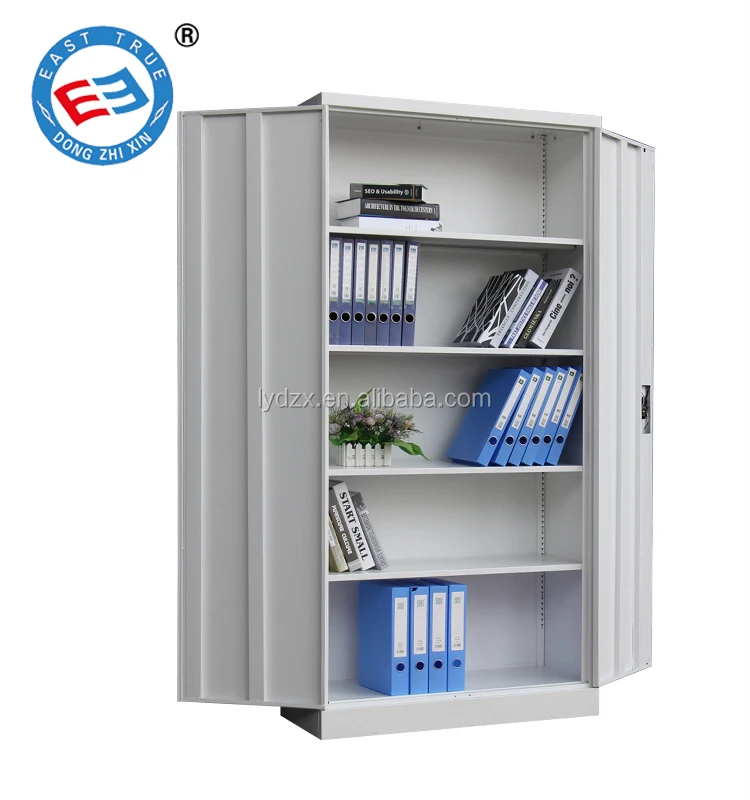 Factory Price Office Storage Cupboard 2 Door Metal 5 Layer