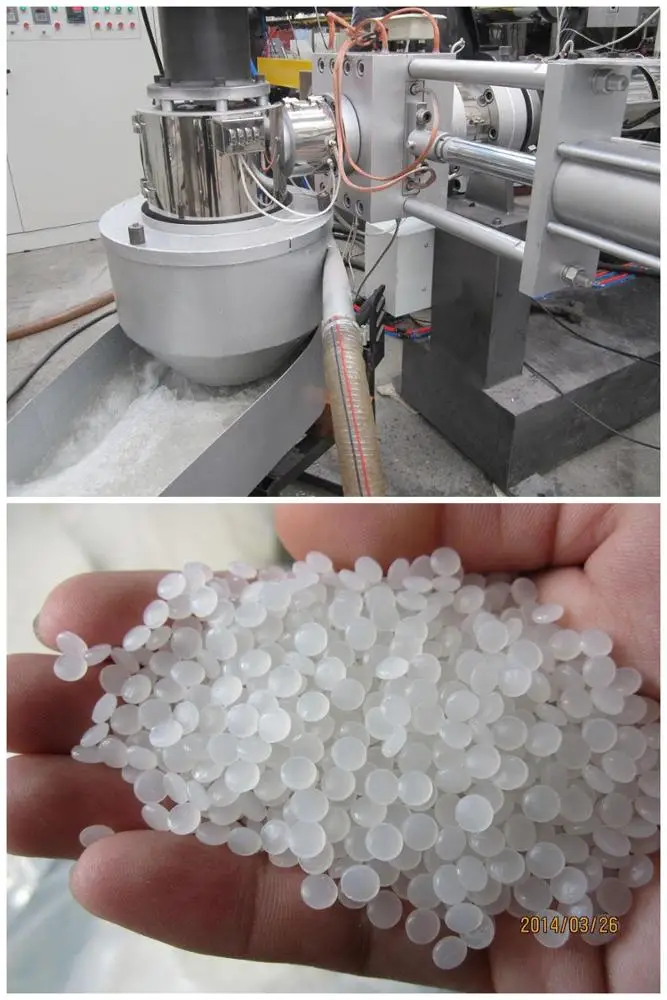 Factory Price Waste Plastic Pp Pe Pet Recycling Granule Making Machine